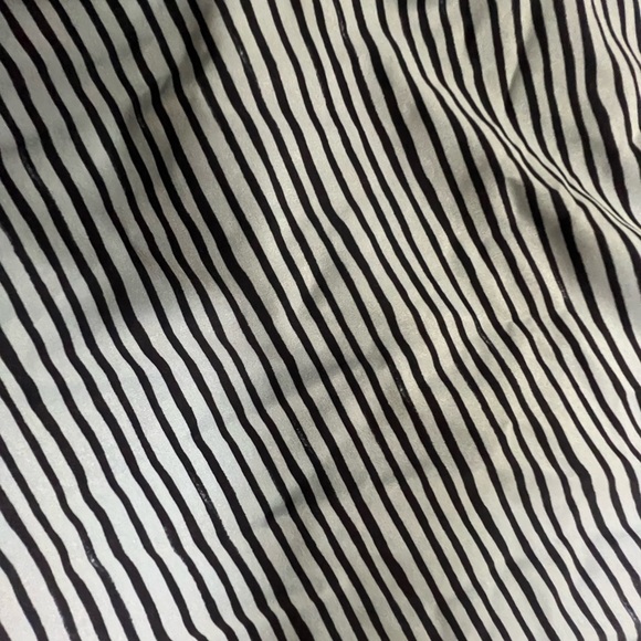 HANG TEN MENS SWIM TRUNKS. SIZE LARGE. 
LIGHT AND DARK BLUE STRIPES. - Picture 10 of 12